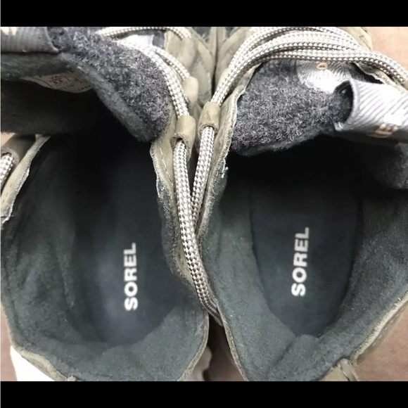 Sorel Olive and Charcoal Ankle Booties - Picture 13 of 16